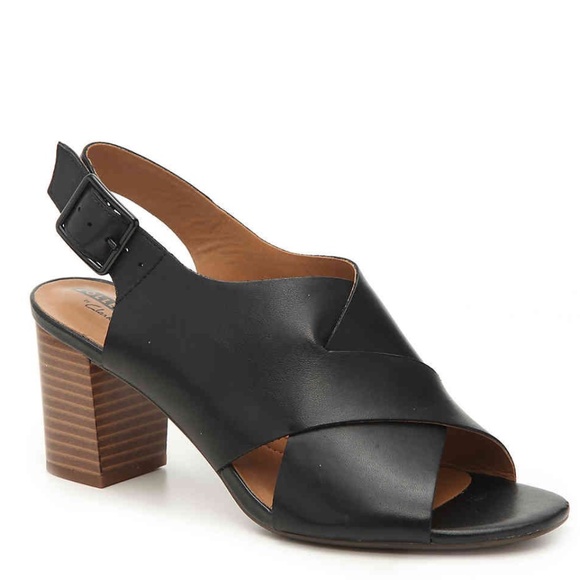 Clarks Shoes - Clarks Black Deva Janie Dress Sandal